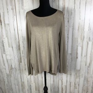 ASOS Plus Size Hi-Lo Tunic Top Long Sleeve Shirt